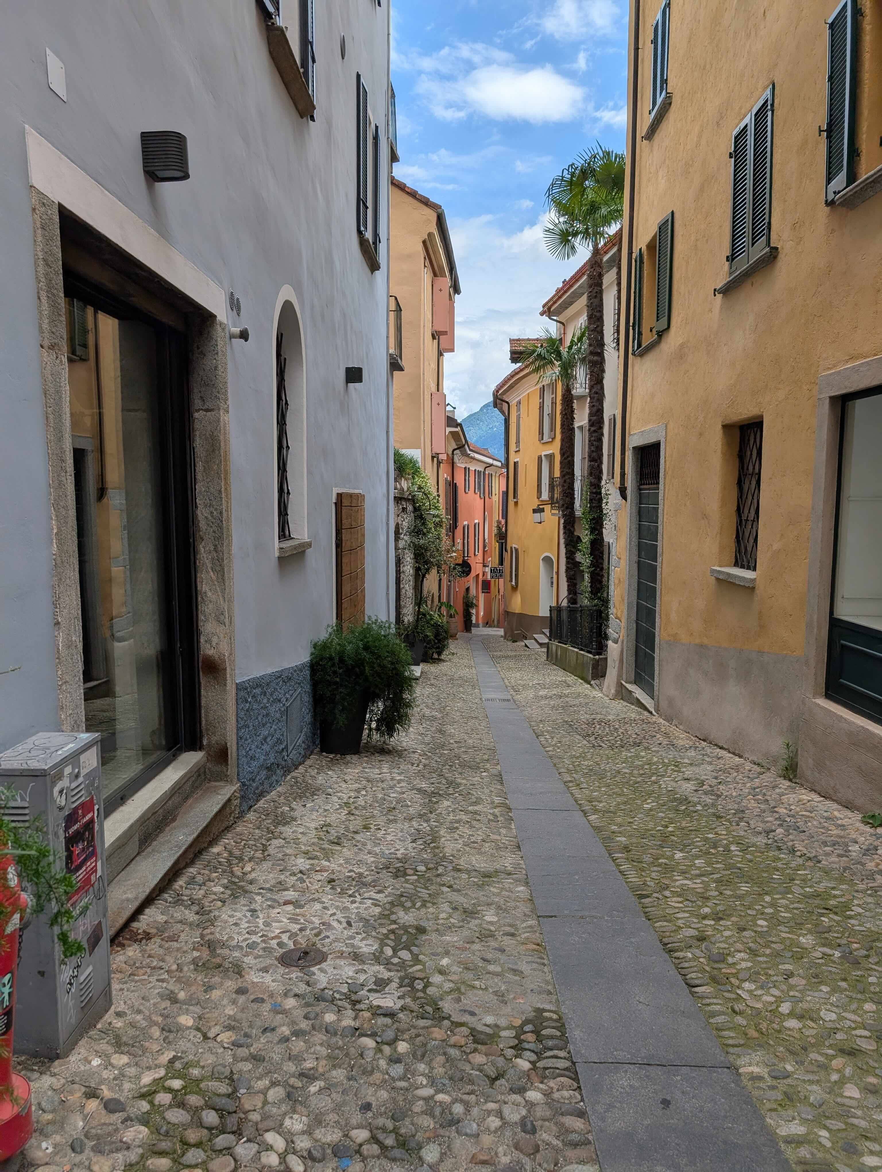 Gasse bei Locarno